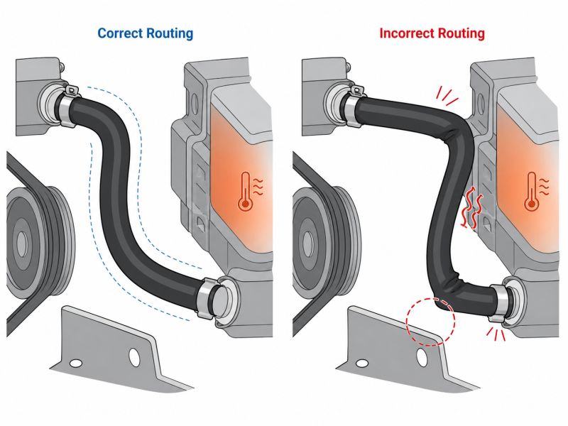 Beyond Size: Why Cooling Hose Geometry Matters in Vehicle Applications